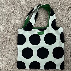 Kate Spade Black and White Polka Dot Tote